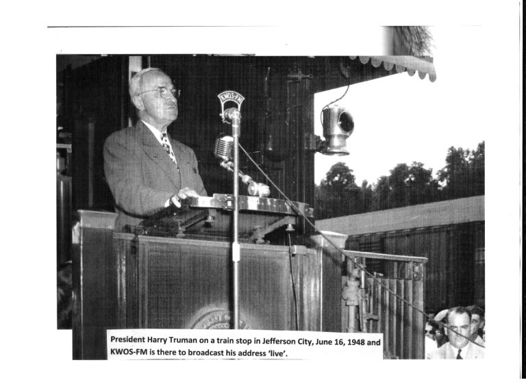 president truman in jcmo and kwos am fm is covering 004