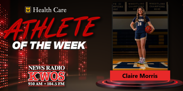 athlete of the week kwos claire morris