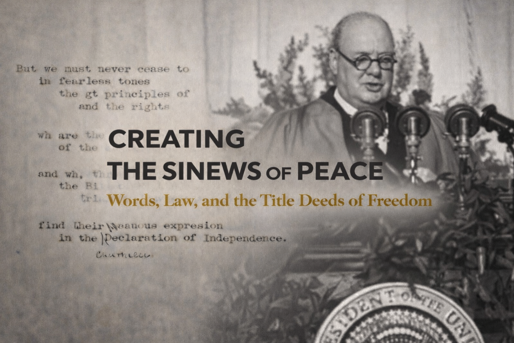 creating sinews of peace graphic