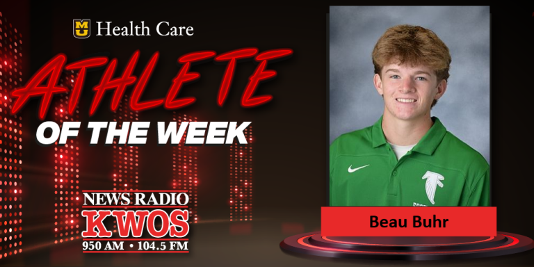 athlete of the week kwos beau buhr